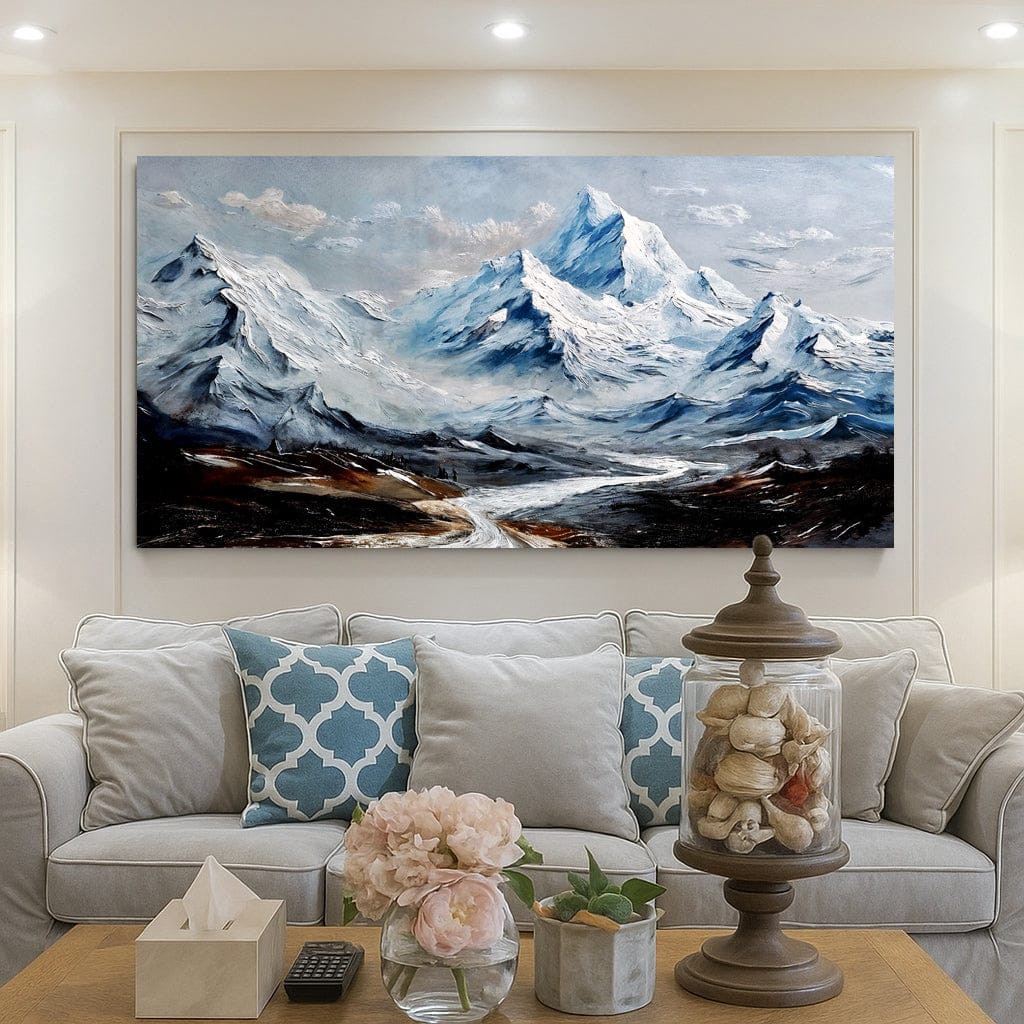 Tailored Canvases Canvas Mountain Minimalist Wall Art II