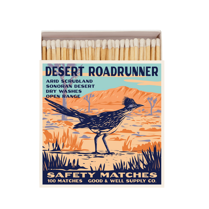 Good &amp; Well Supply Co. Desert Roadrunner Cabin Matches