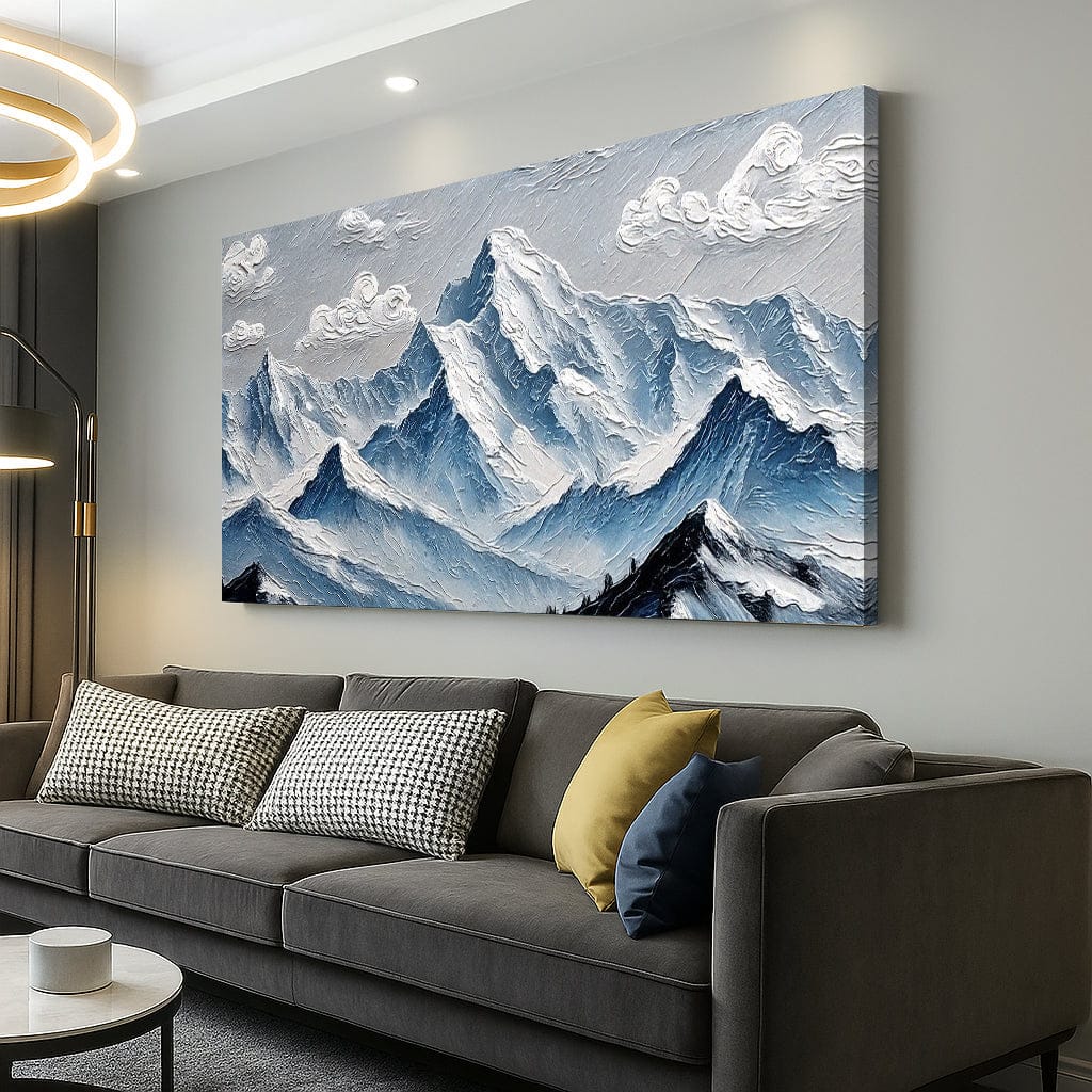 Tailored Canvases Canvas Mountain Minimalist Wall Art