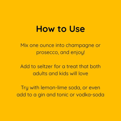 Wood Stove Kitchen Glitter Mimosa Mixer, 16 fl oz