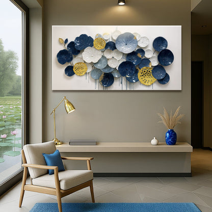 Tailored Canvases Canvas Lotus Leaf Abstract Wall Art VII
