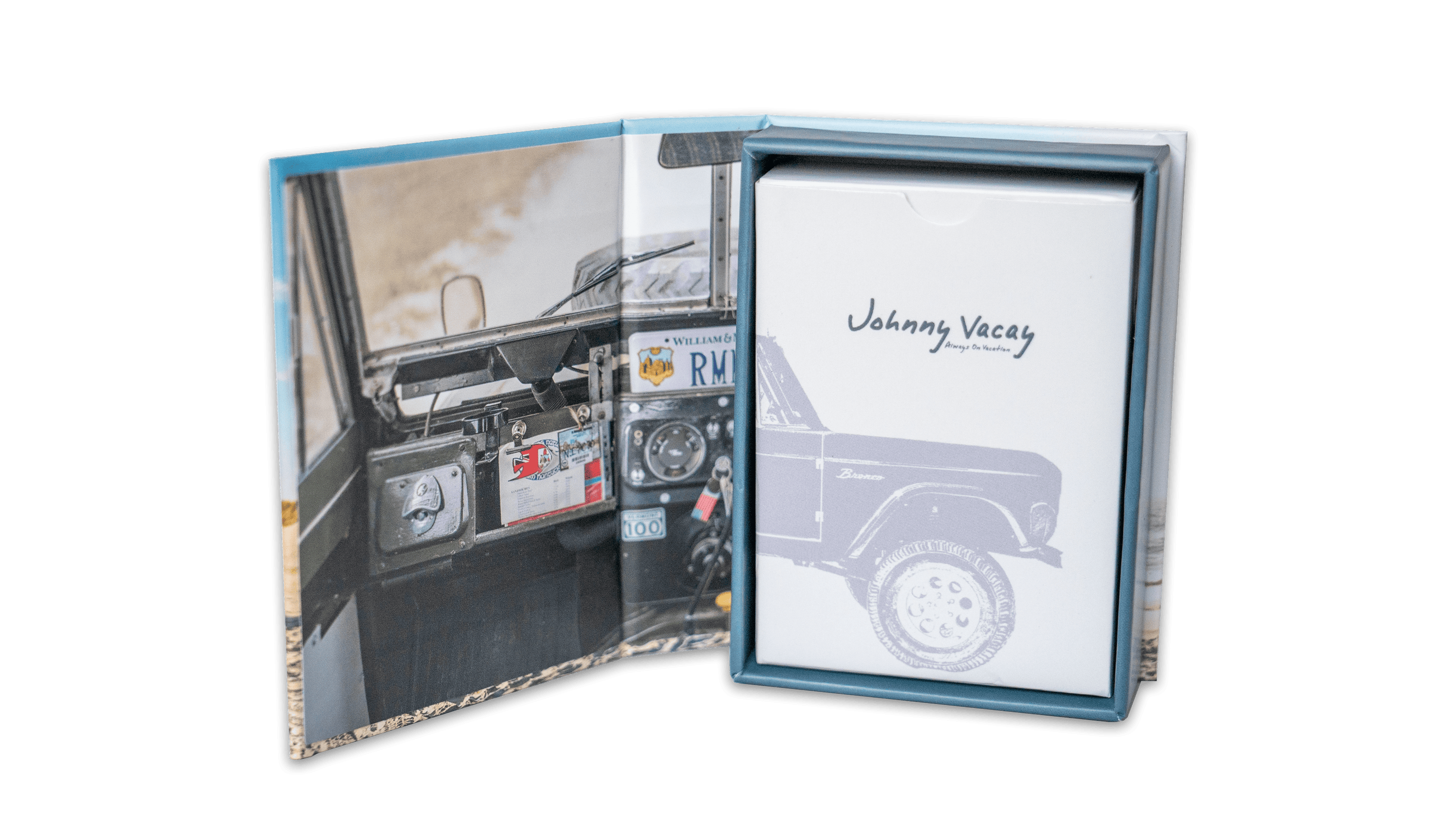 Johnny Vacay Beach Rides Playing Cards