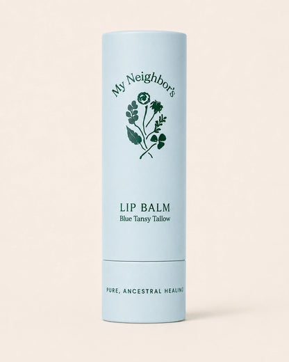 Blue Tansy Tallow Lip Balm