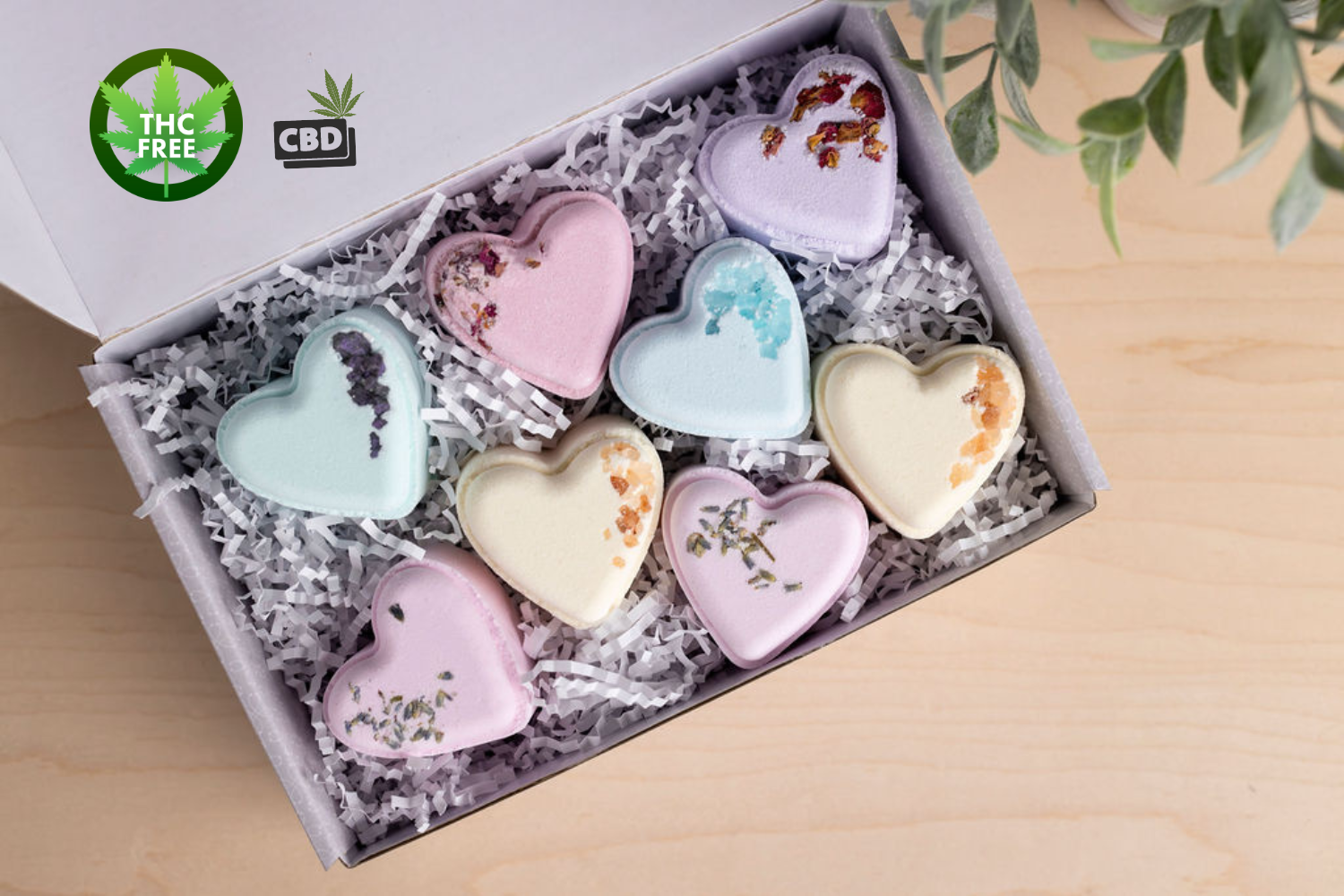 CBD - 8 Bath bombs set -  perfect for a relaxing Mother&