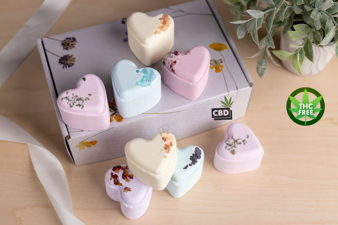 CBD - 8 Bath bombs set -  perfect for a relaxing Mother&