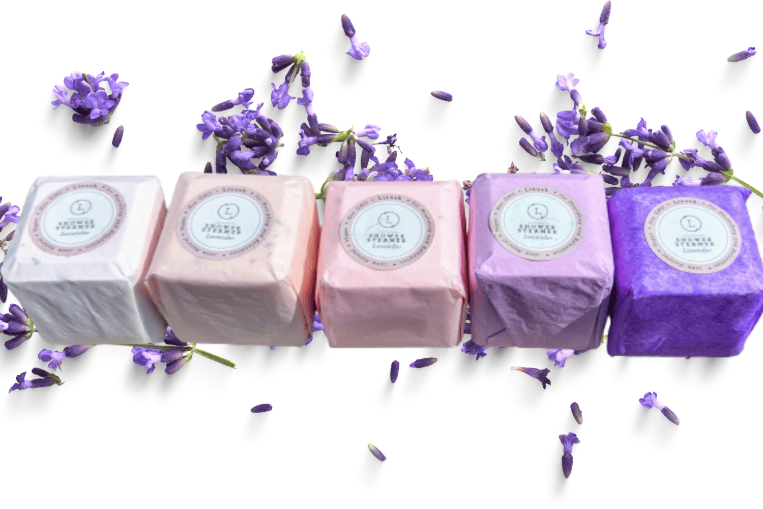 Lizush FAVORS Bulk - 100 Natural Vegan Mix scents shower steamers