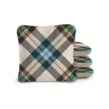6-in Dual-Sided Cornhole Bags | Plaid Collection