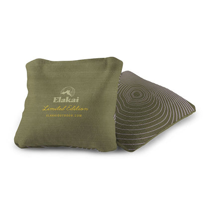 6-in Dual-Sided Cornhole Bags | Tree Rings Collection