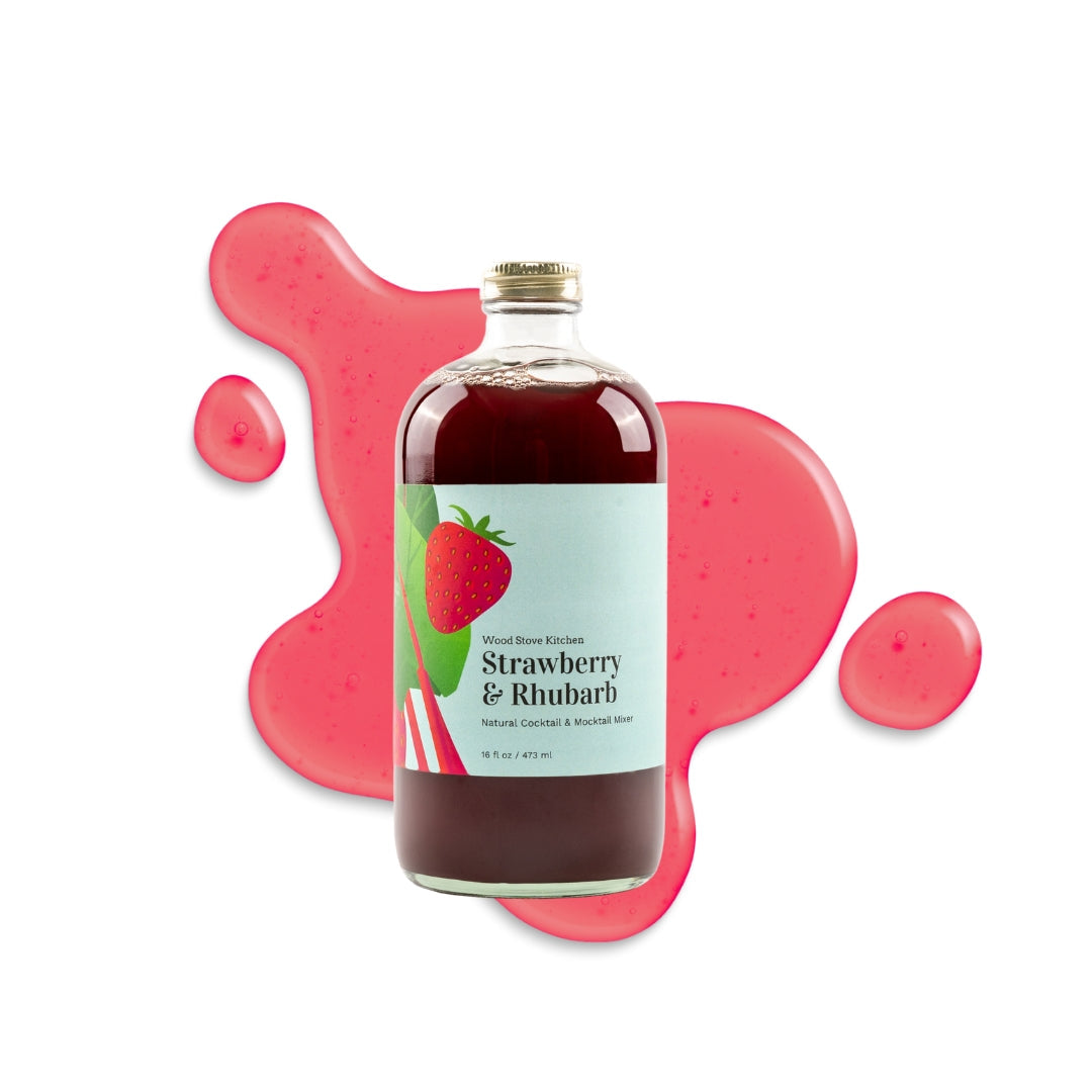 Strawberry-Rhubarb Mixer | 16 fl oz - My American Goods