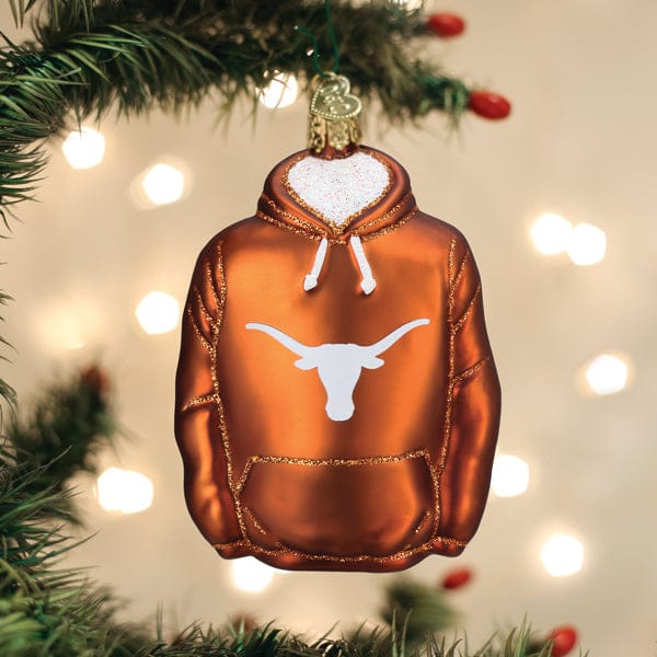 Old World Christmas 4.5 X 3 X 1.5 / 60203 Texas Hoodie Ornament