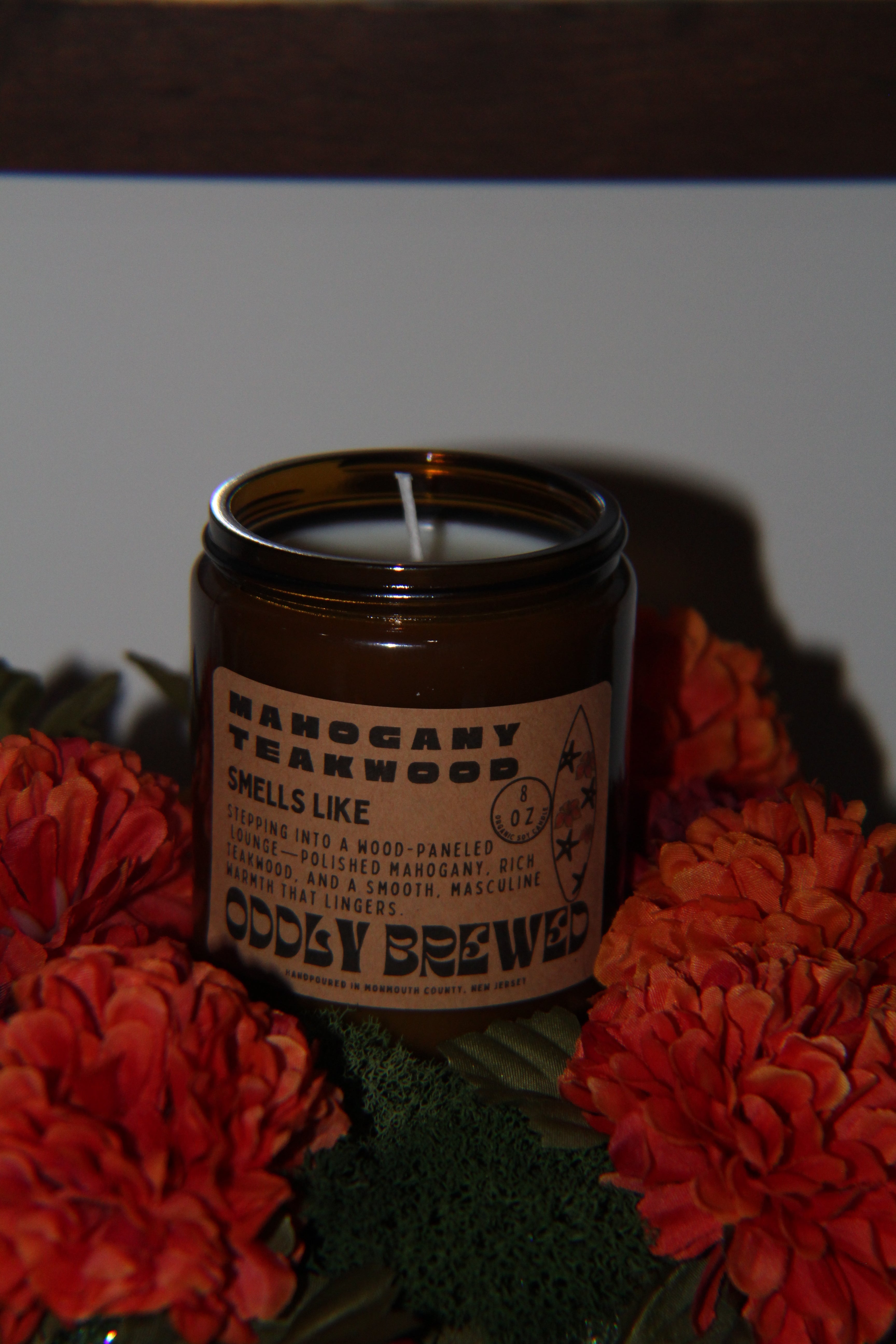 Mahogany Teakwood Soy Candle
