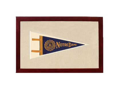 Americana Memories Vintage Pennants and Memorabilia Vintage Notre Dame Pennant