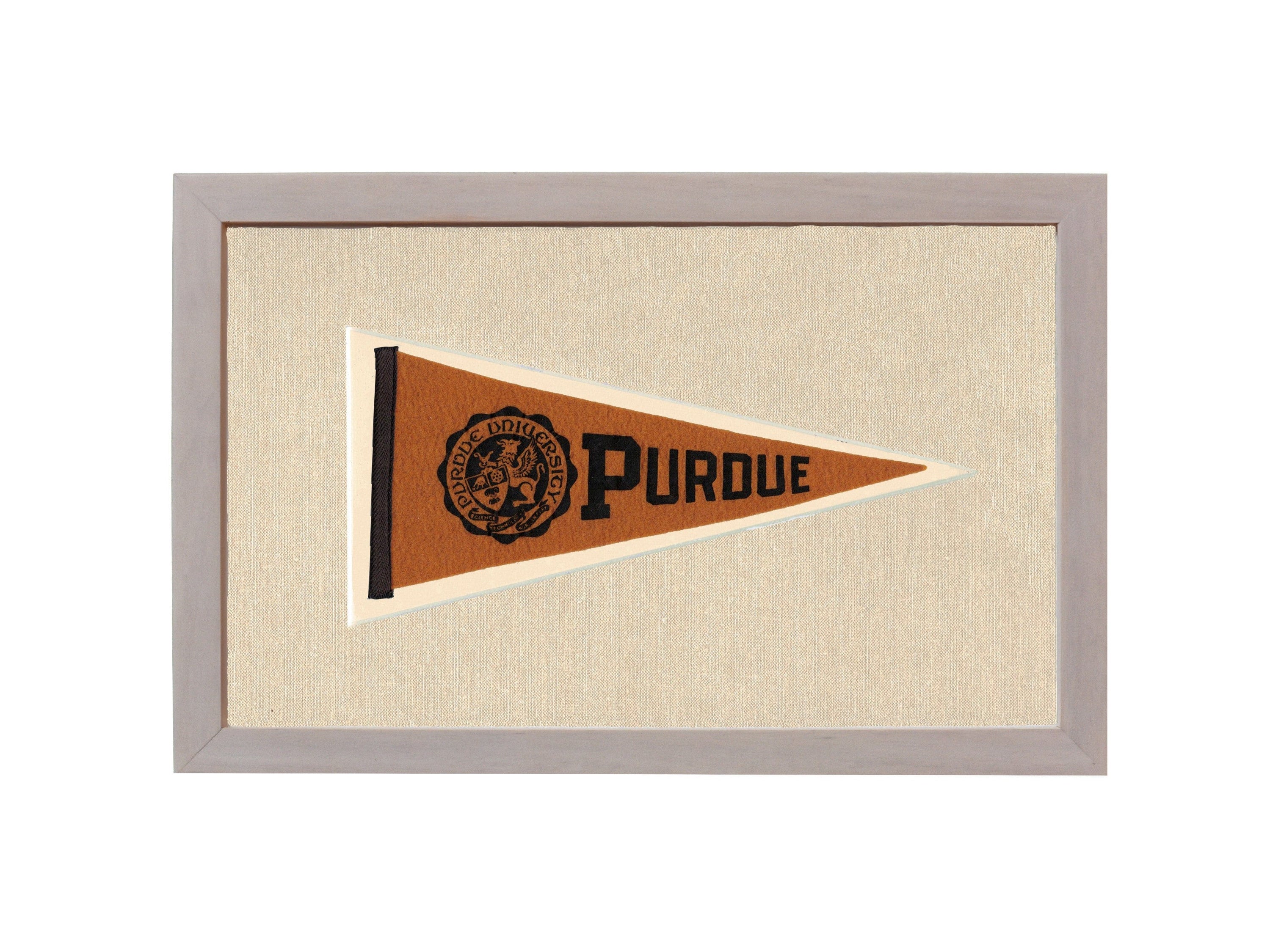 Americana Memories Vintage Pennants and Memorabilia Vintage Purdue Pennant