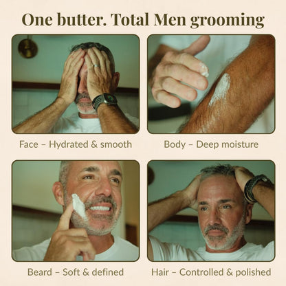 Natural Beard Butter for Men Tobacco Vanilla