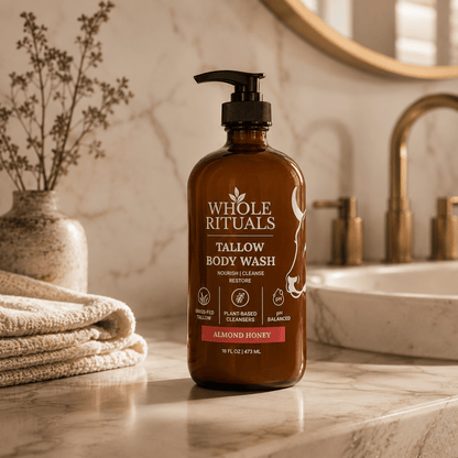 Whole Rituals Body Wash Almond Honey Tallow Body Wash – 16 oz