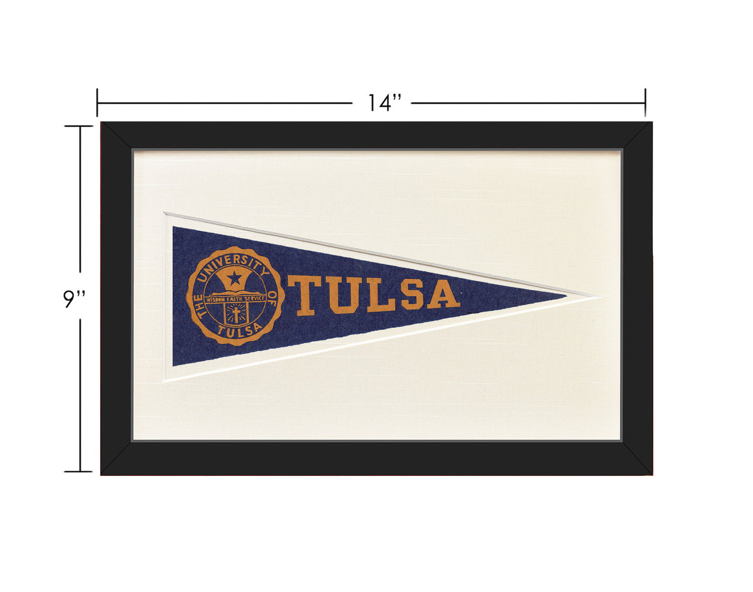 Vintage Tulsa University Hormel Pennant