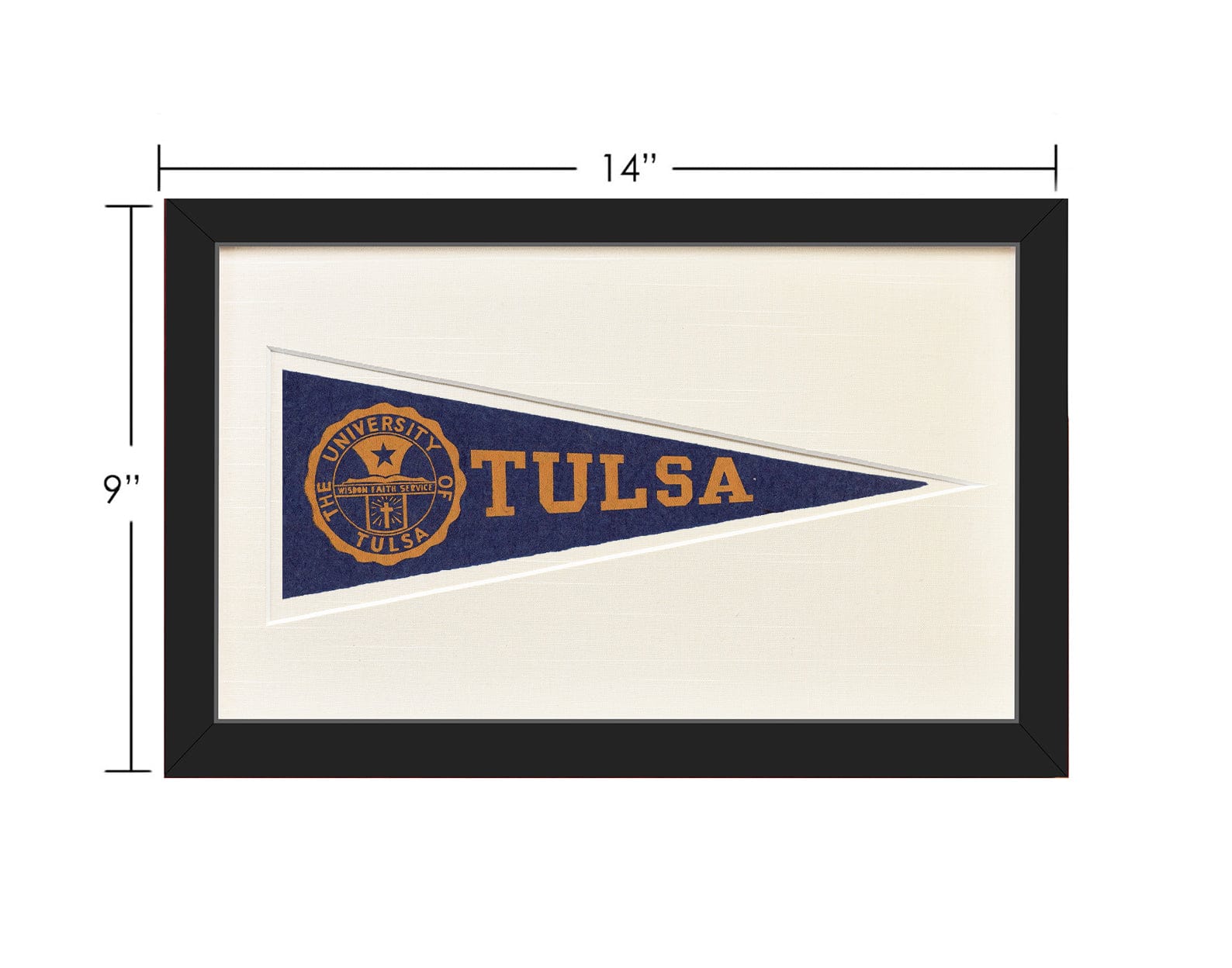 Americana Memories Vintage Tulsa University Hormel Pennant