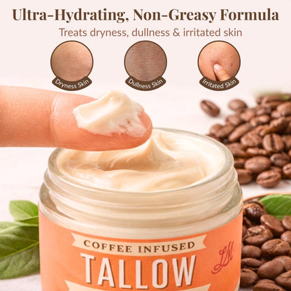 Tallow Eye Cream | Coffee Infused Under Eye Cream 2 oz