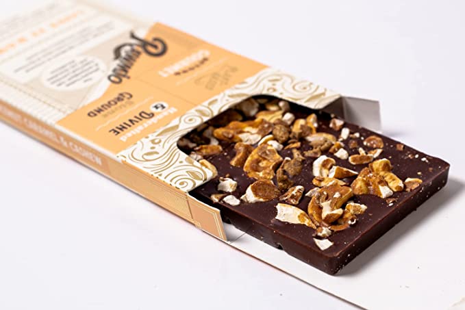 Coconut Caramel &amp; Crushed Cashew Bark
