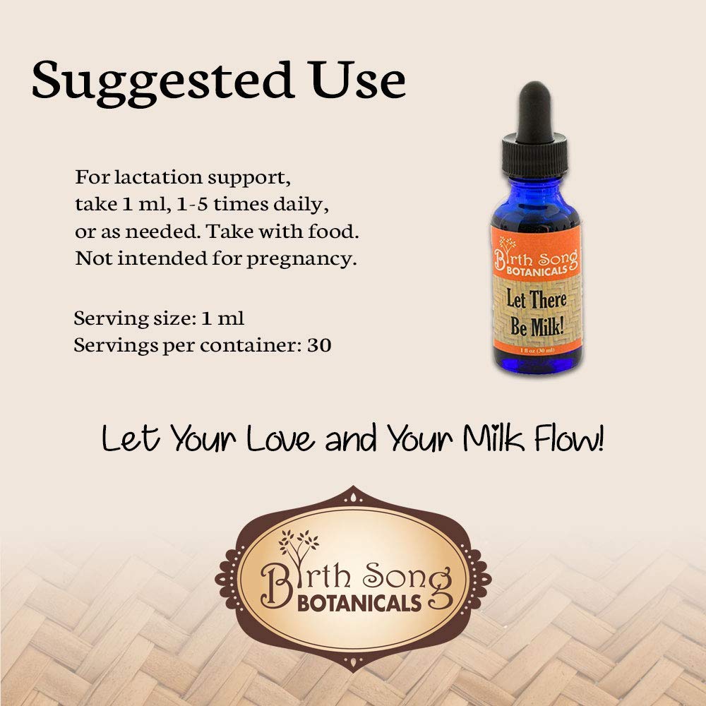 Let There Be Milk! Herbal Breastfeeding Supplement to Promote Healthy Breastmilk Production 1 oz. - My American Goods