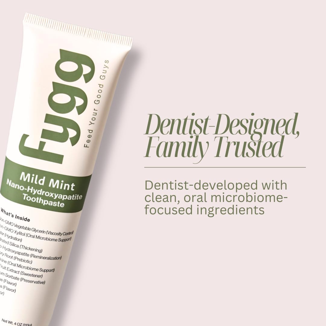 Nano-Hydroxyapatite Toothpaste with Prebiotics | Mild Mint