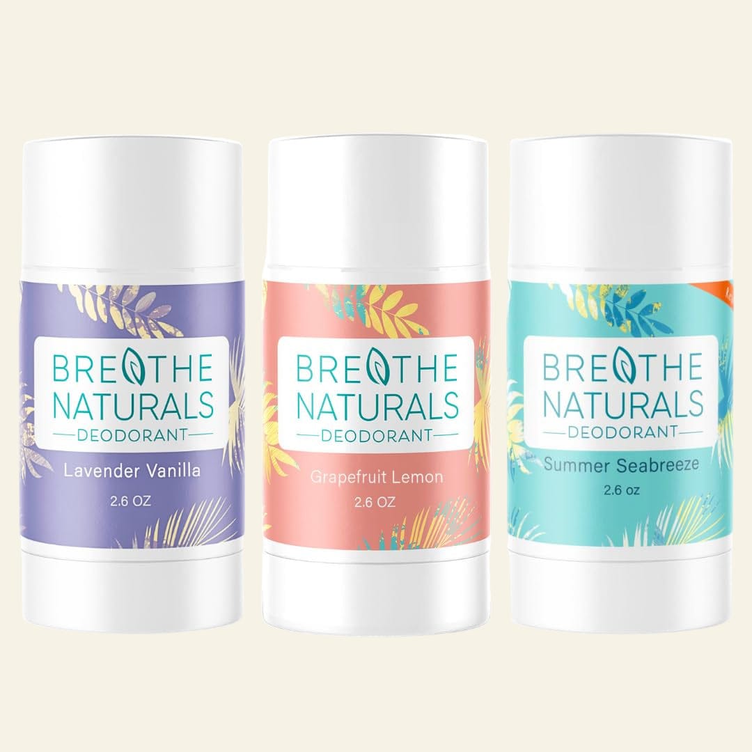 Breathe Naturals Deodorant Deodorant The Chick Pit Pack