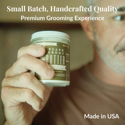 Natural Beard Butter for Men Tobacco Vanilla