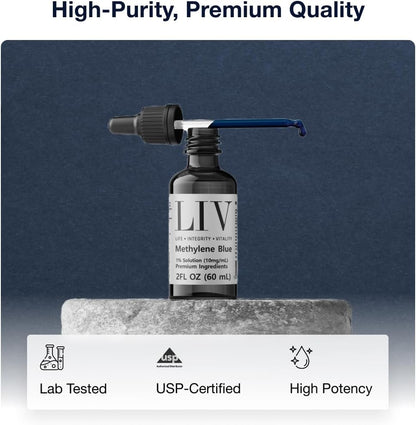 Methylene Blue 1% - USP (Pharmaceutical) Grade - 60ml