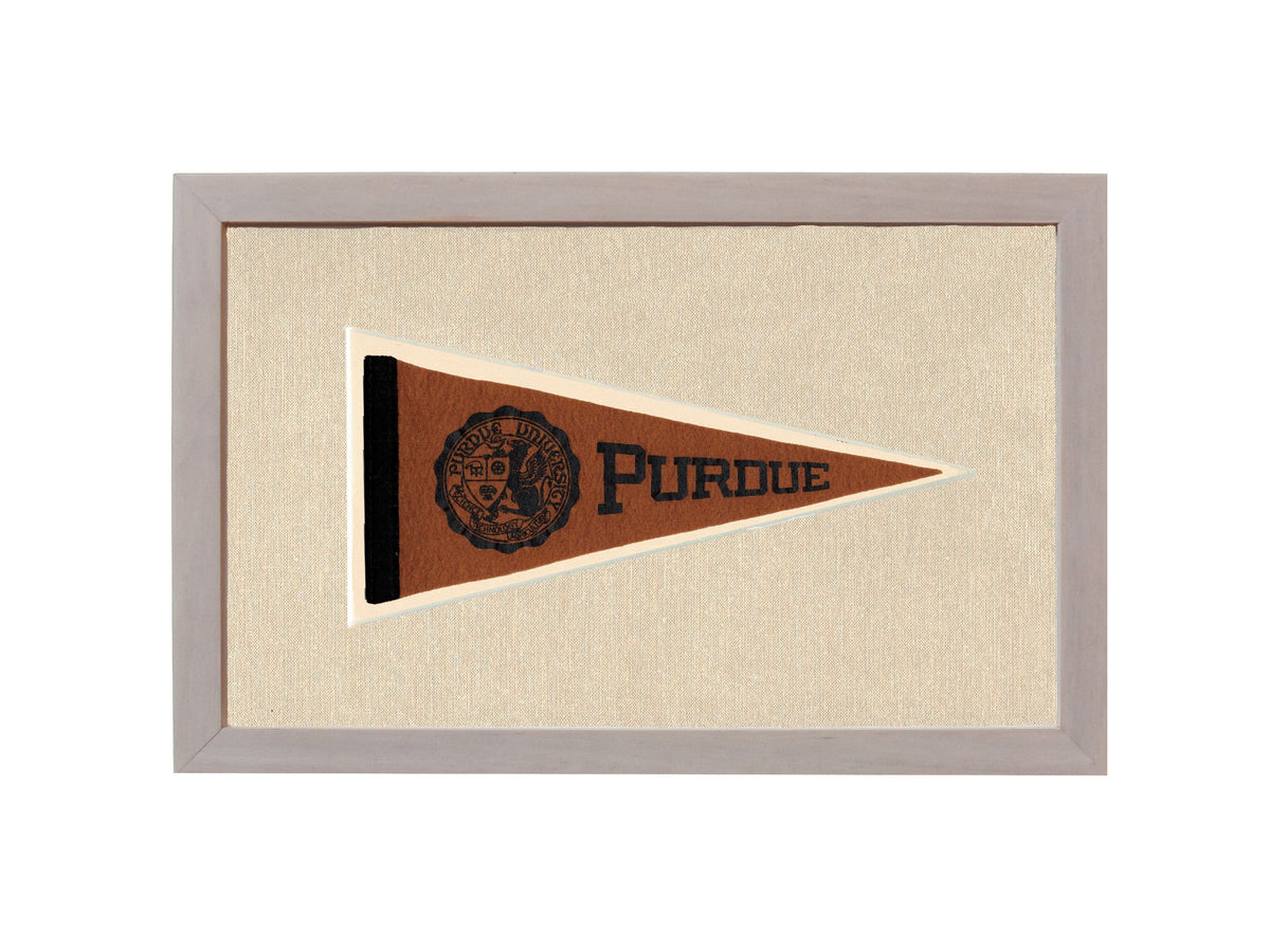 Americana Memories Vintage Pennants and Memorabilia Vintage Purdue Pennant