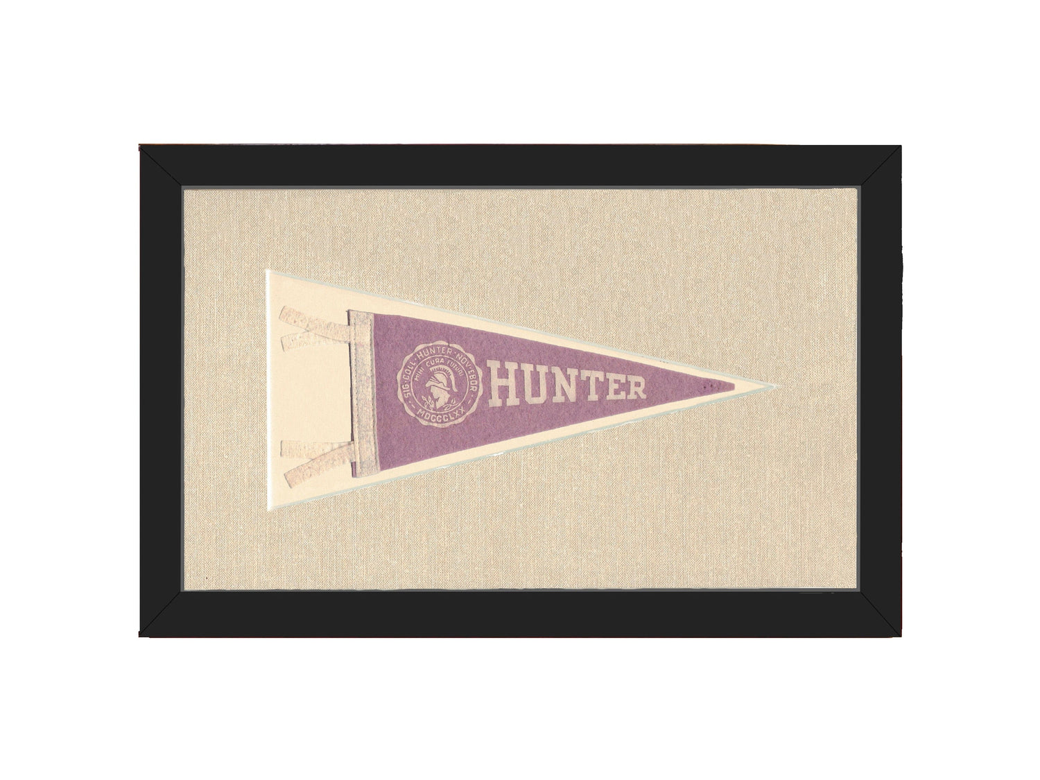 Americana Memories Vintage Pennants and Memorabilia Vintage Hunter College Pennant
