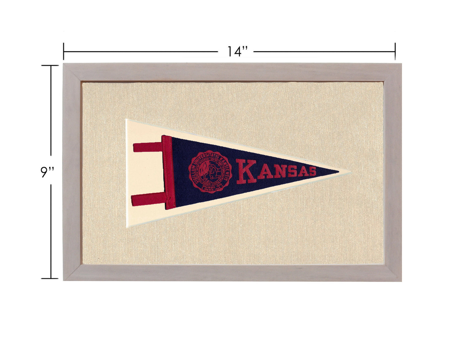 Americana Memories Vintage Pennants and Memorabilia Vintage University of Kansas Pennant
