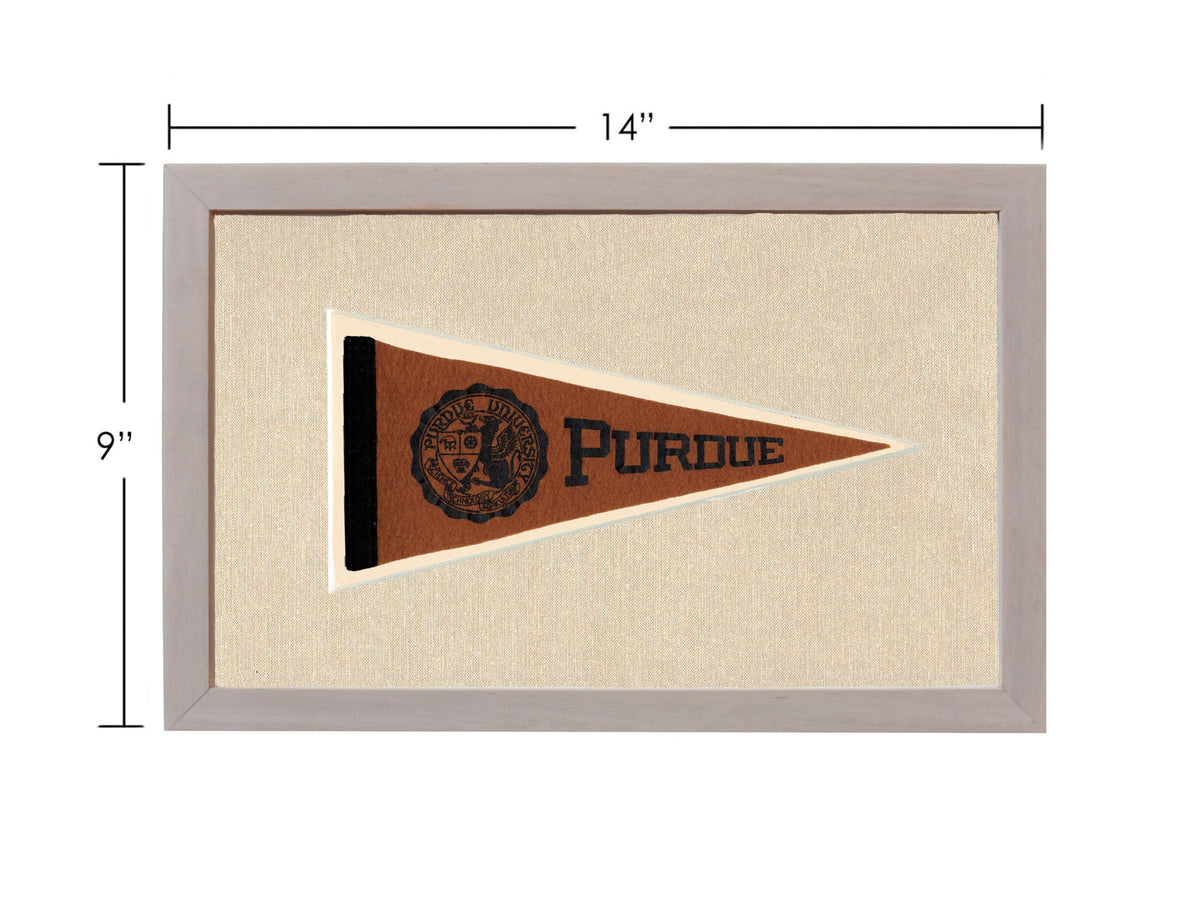 Americana Memories Vintage Pennants and Memorabilia Vintage Purdue Pennant