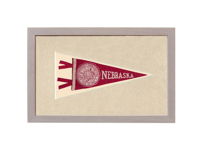 Americana Memories Vintage Pennants and Memorabilia Vintage University of Nebraska Pennant