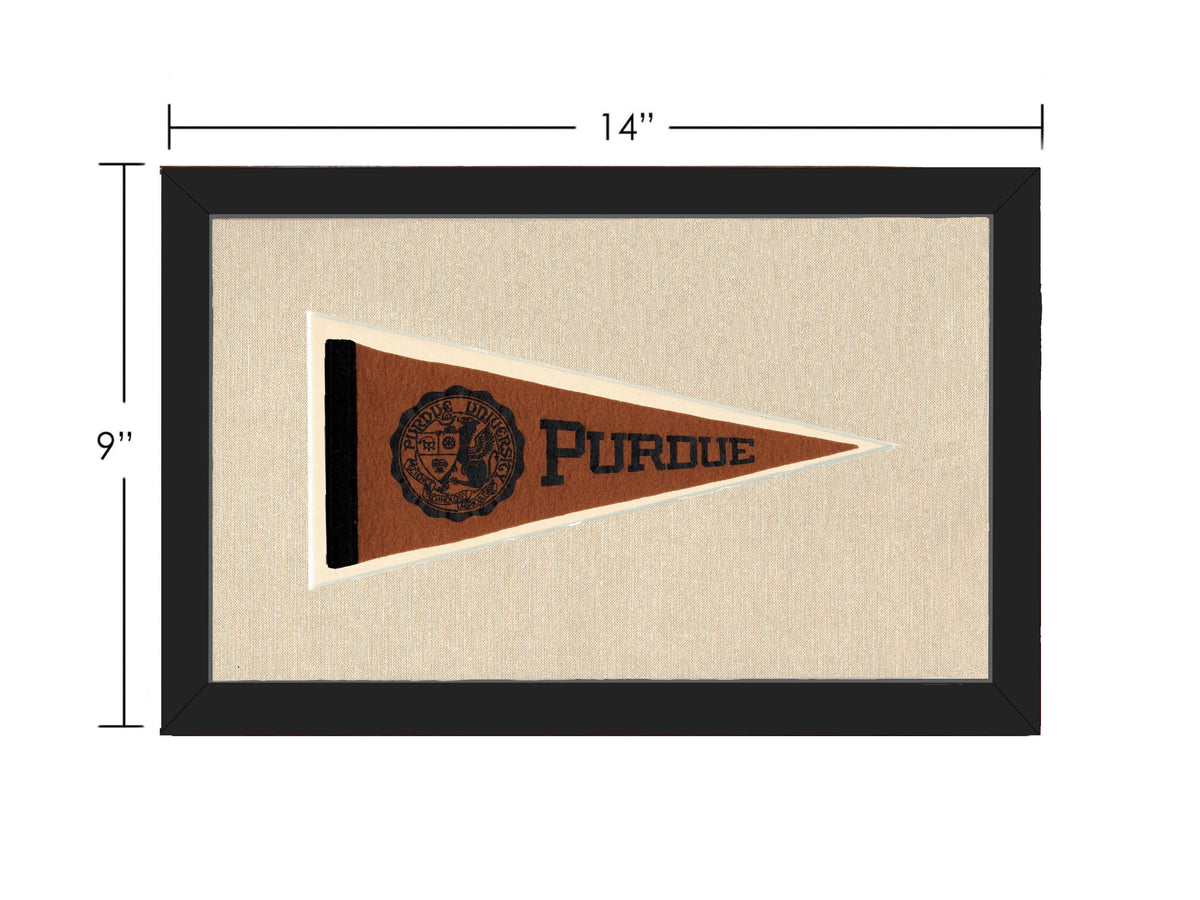 Americana Memories Vintage Pennants and Memorabilia Vintage Purdue Pennant