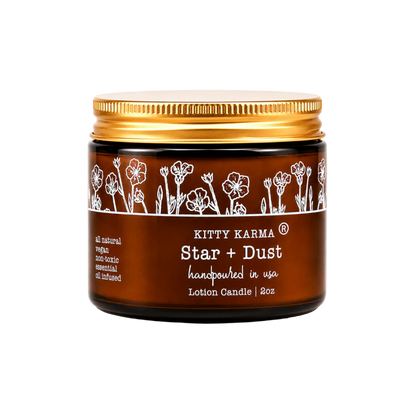 Star Dust Massage Lotion Candles for Anxiety | Sleep