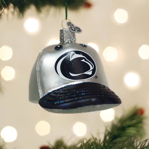 Old World Christmas 2.25 X 2.5 X 3.5 / 64619 Penn State Baseball Cap Ornament