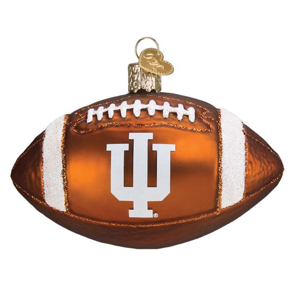 Old World Christmas 2.25 X 2.5 X 3.5 / 65800 Indiana Football Ornament