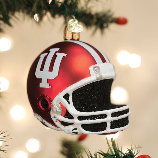 Old World Christmas 4.5 X 3 X 3 / 65817 Indiana Football Helmet Ornament