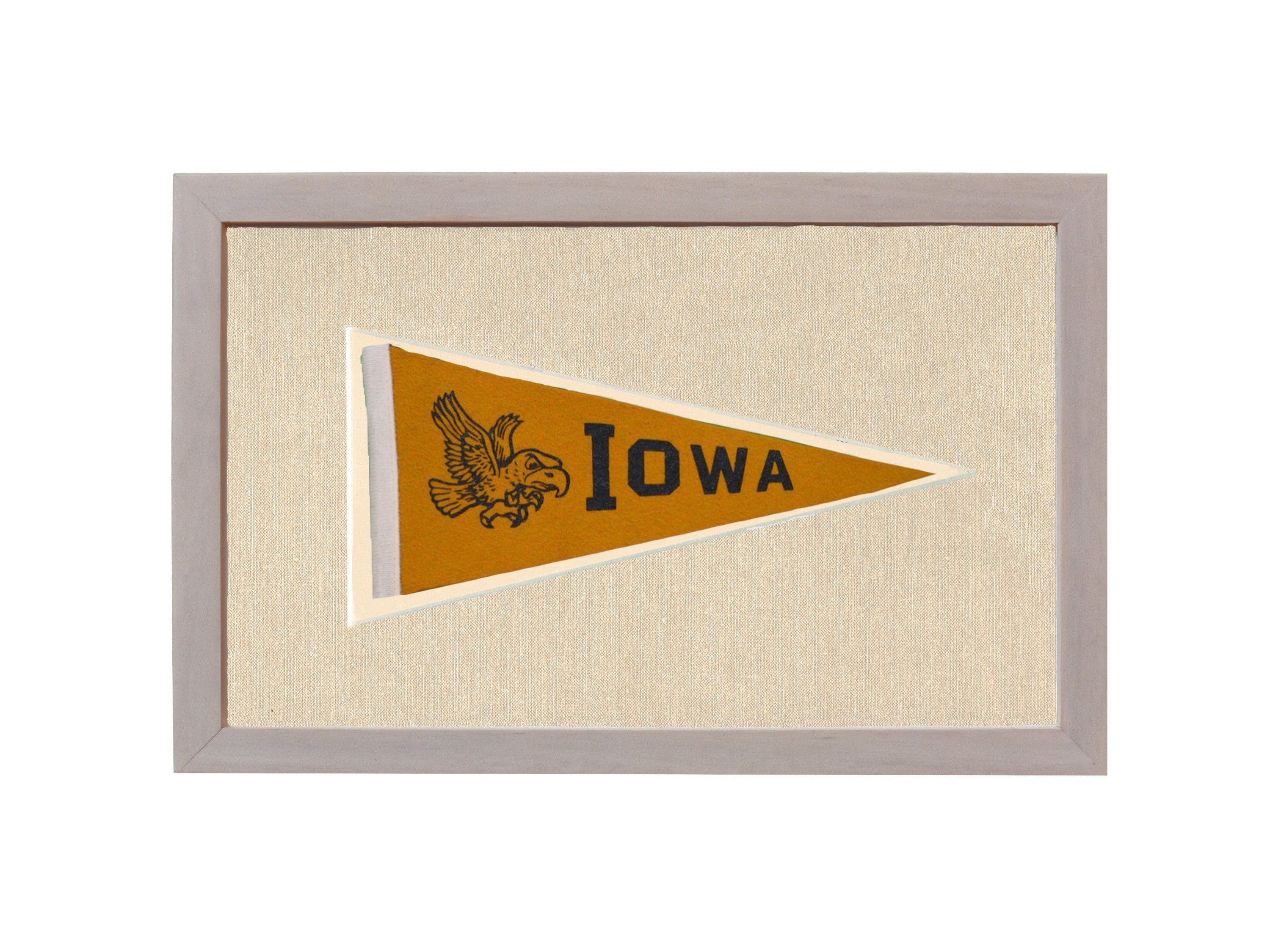 Americana Memories Vintage Pennants and Memorabilia Vintage University of Iowa Pennant