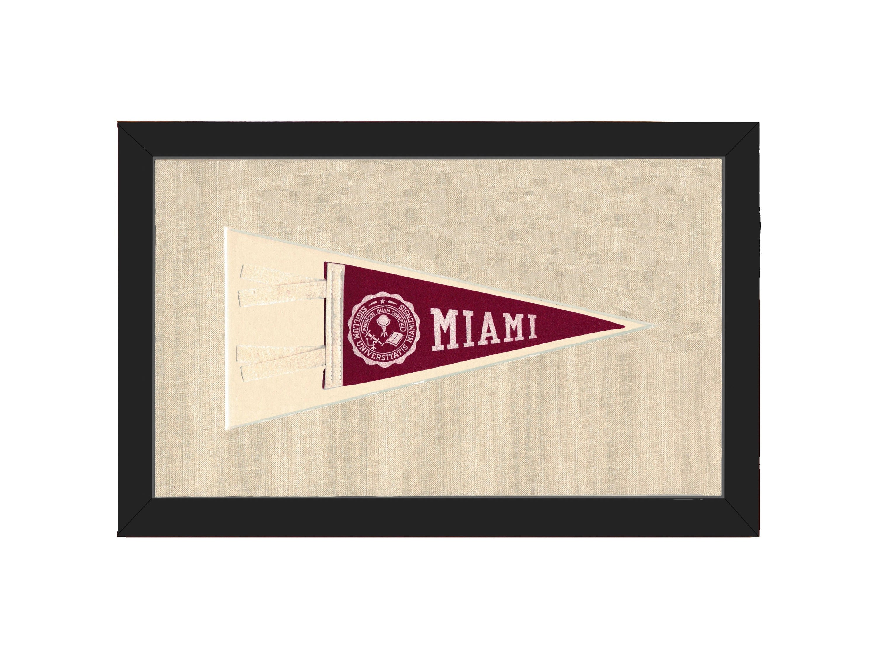 Americana Memories Vintage Pennants and Memorabilia Vintage Miami University Pennant