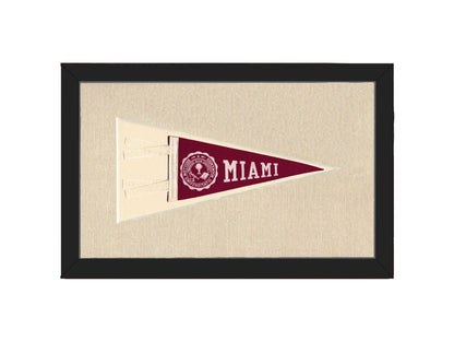 Americana Memories Vintage Pennants and Memorabilia Vintage Miami University Pennant