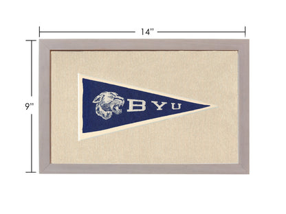 Vintage Brigham Young University Pennant
