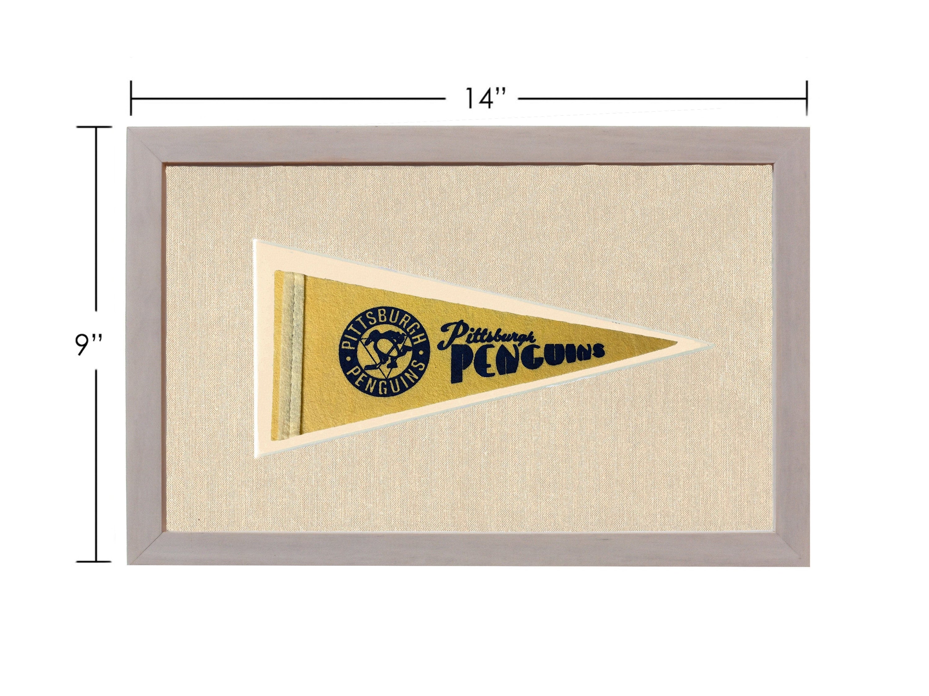 Americana Memories Vintage Pennants and Memorabilia Vintage Pittsburgh Penguins Pennant