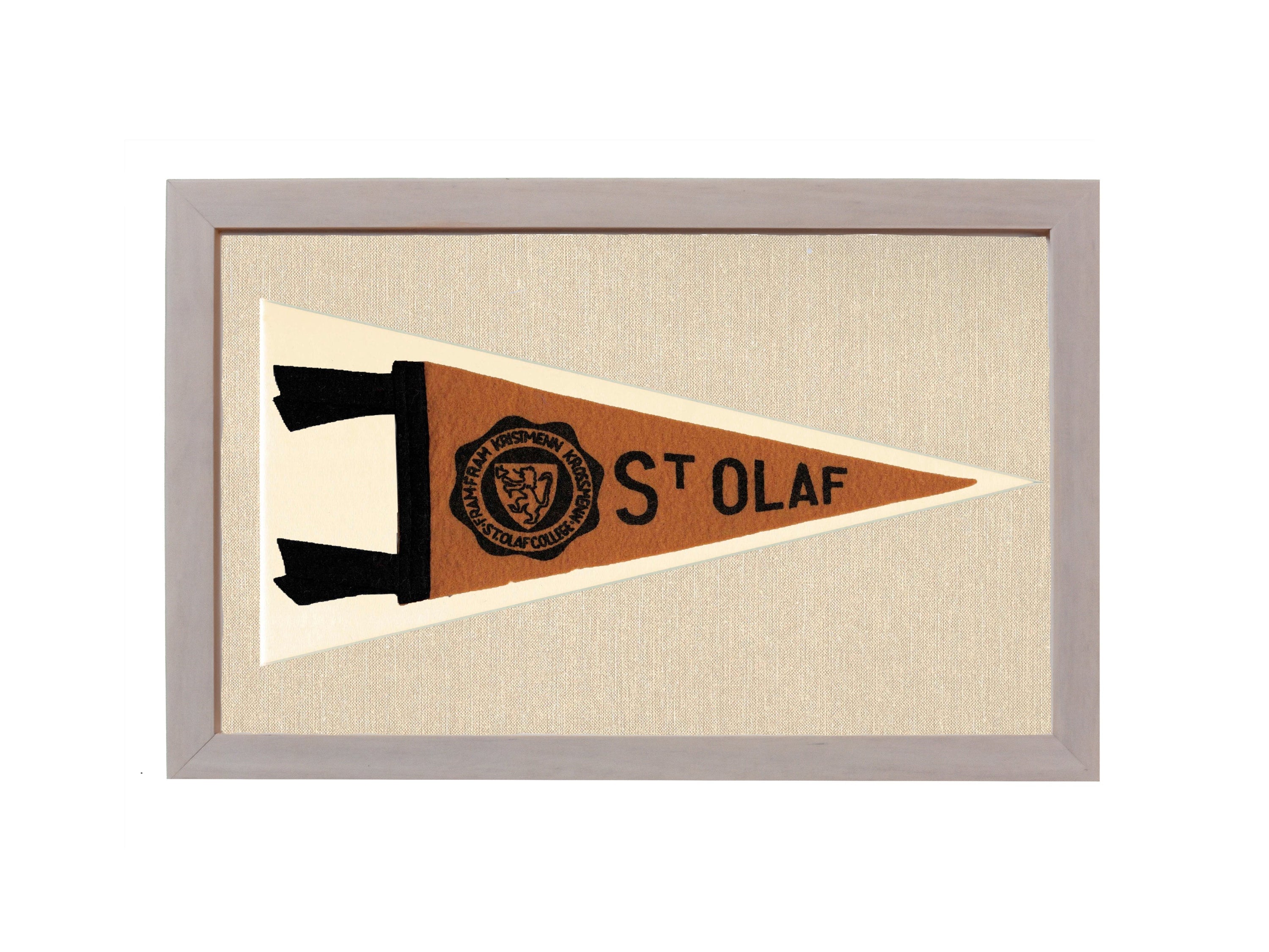 Vintage St. Olaf College Pennant
