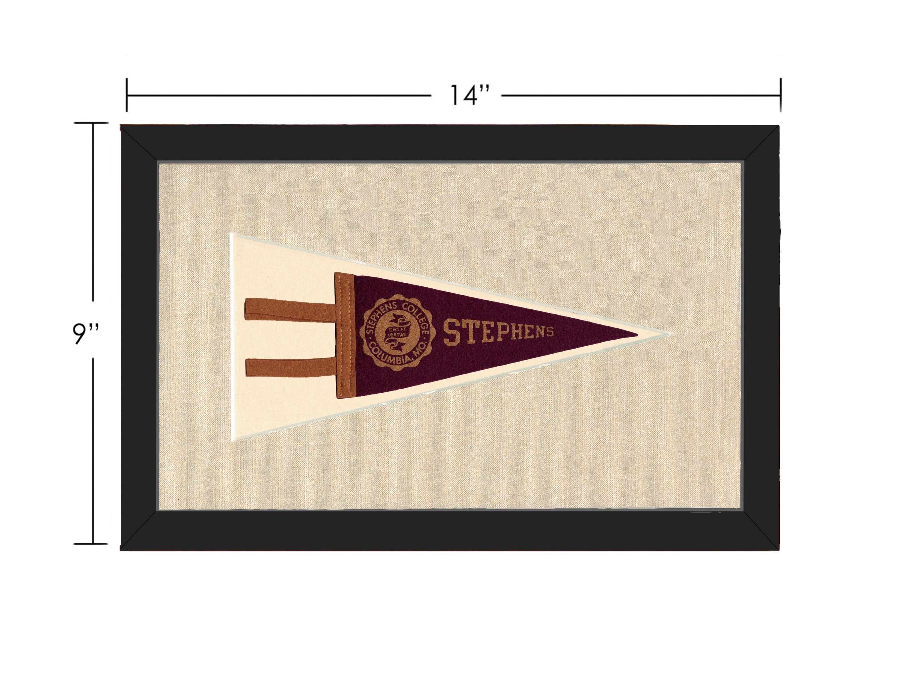 Americana Memories Vintage Pennants and Memorabilia Vintage Stephen’s College Pennant