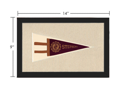 Americana Memories Vintage Pennants and Memorabilia Vintage Stephen’s College Pennant