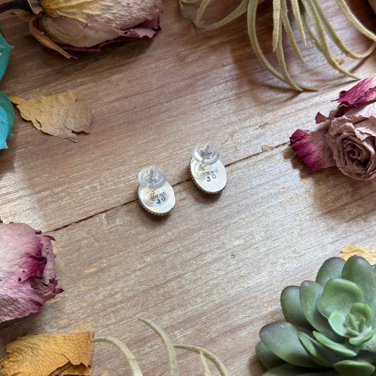 Dry Creek Turquoise Stud Earrings by Jason Ogg
