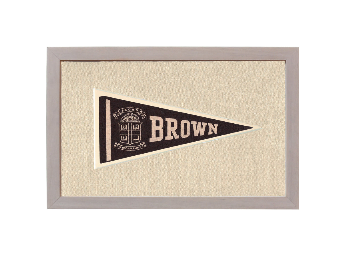 Vintage Brown Pennant