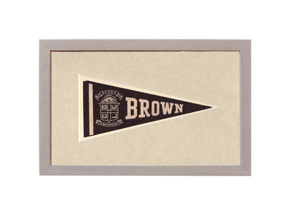 Vintage Brown Pennant
