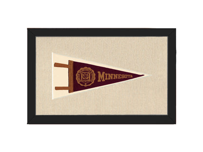 Americana Memories Vintage Pennants and Memorabilia Vintage Minnesota Pennant